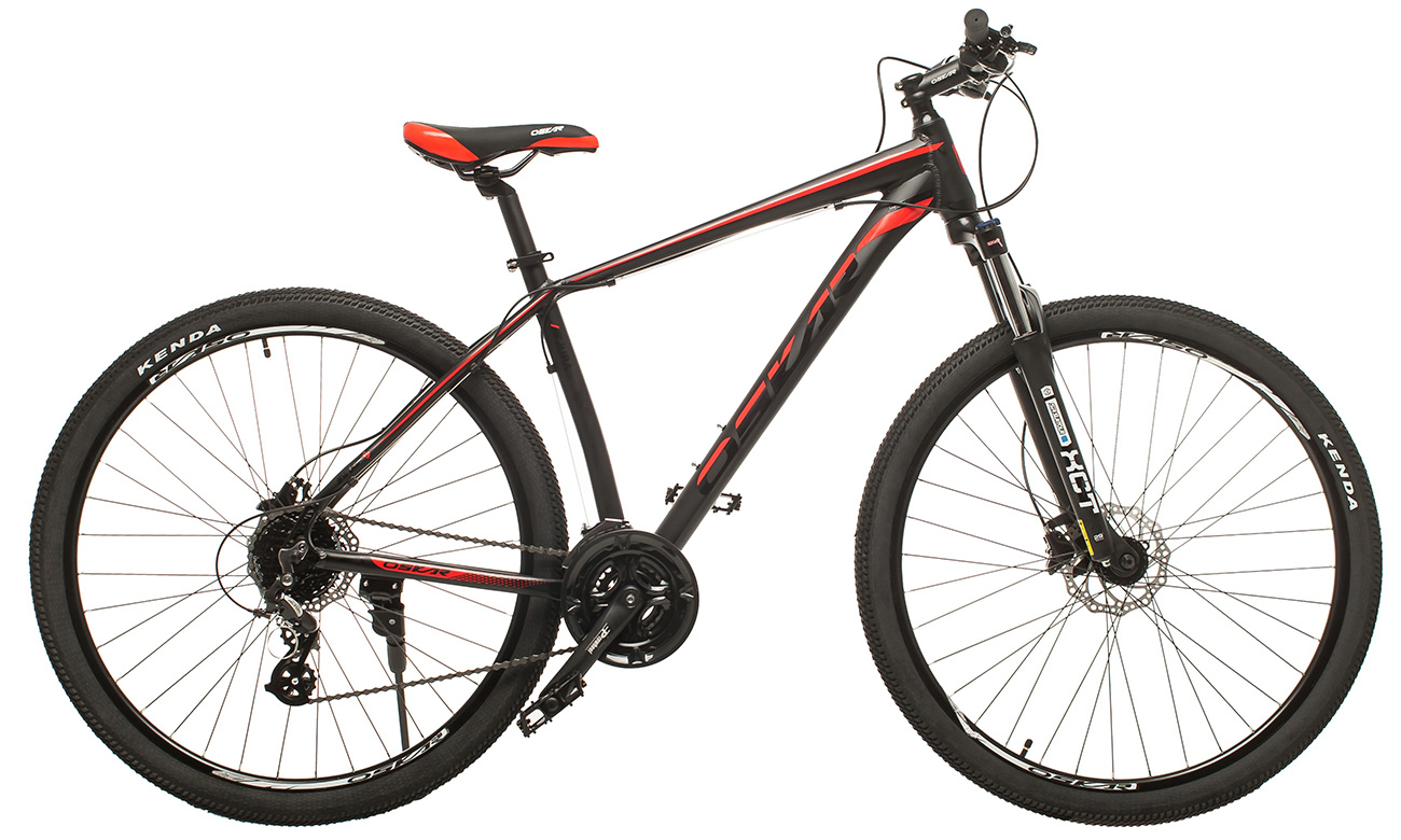 Фотографія Велосипед Oskar JURA 29" 2021, розмір L, Чорно-червоний